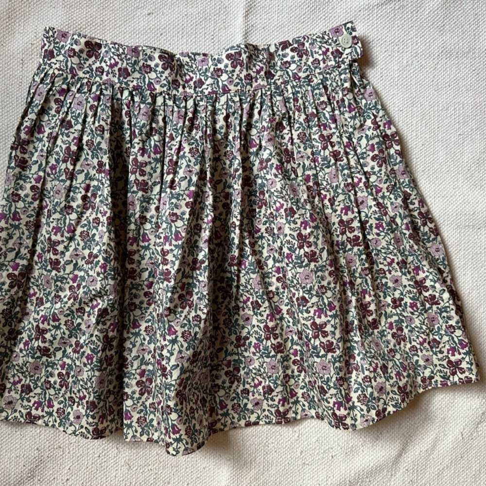 Agnes B. Liberty Print Mini Skirt - Picture 6 of 7